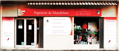devanture du magasin